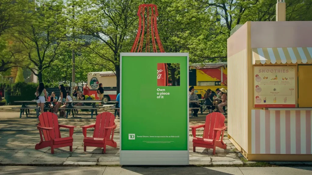 TD Bank 'Own a piece of it" Coca-Cola